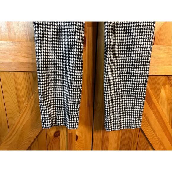White House Black Market The Slim Ankle Houndstooth Stretch Pants Sz 0 (4765) - Picture 2 of 8